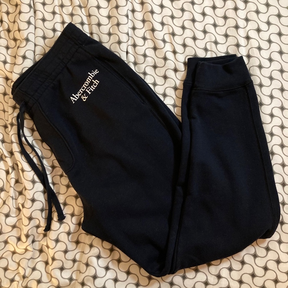 Abercrombie black joggers
